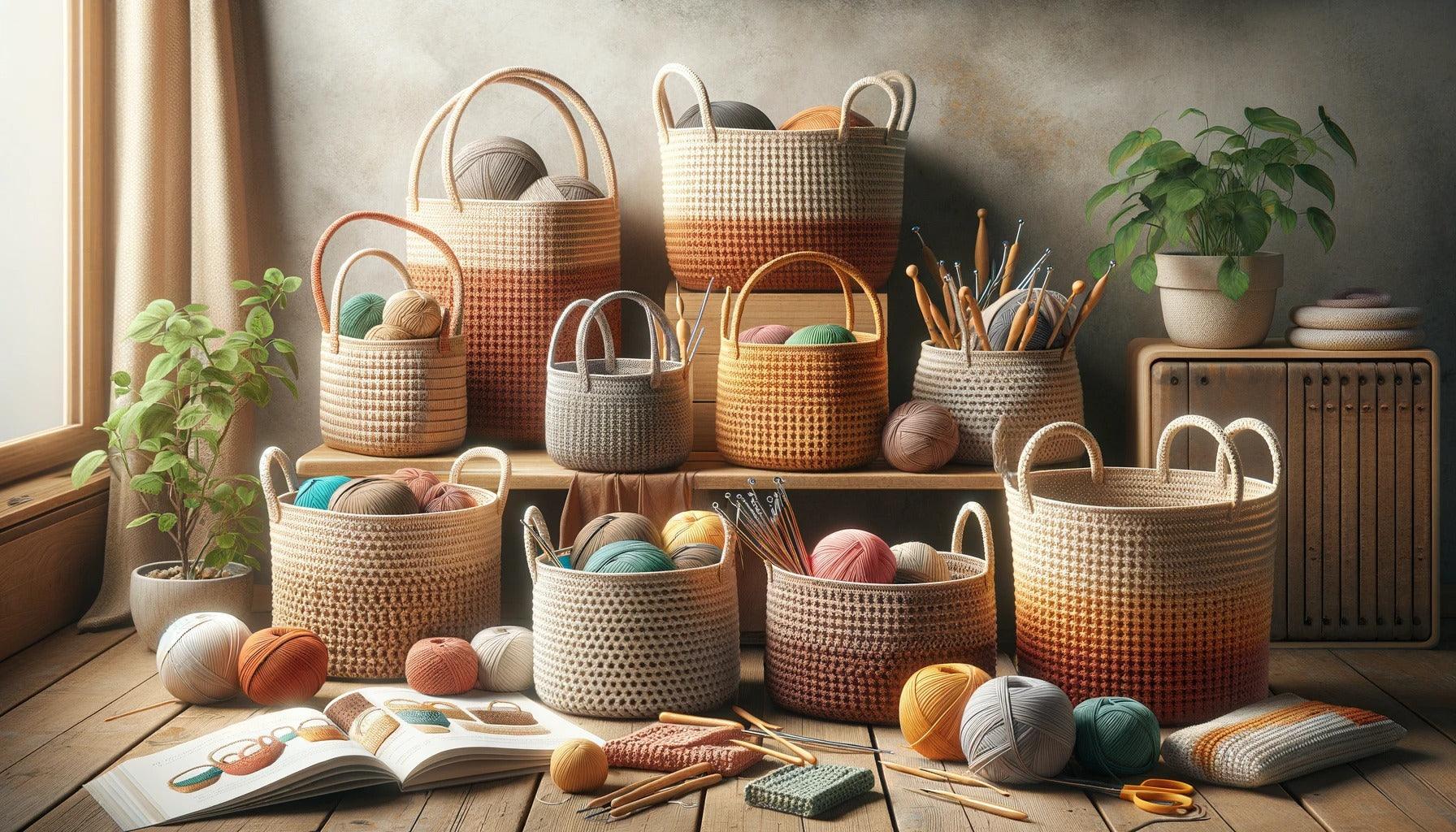 Transform Your Space: Discover How to Crochet Beautiful Baskets - Mochila