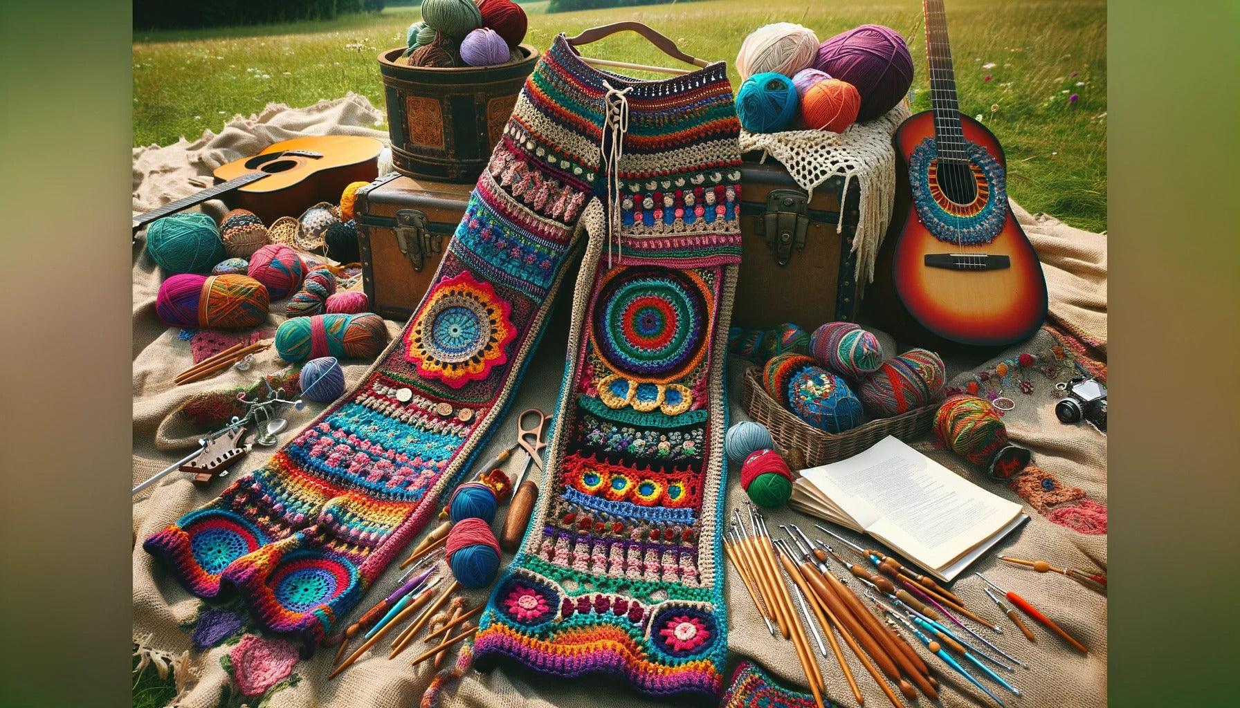From Yarn to Fashion: How to Crochet Your Own Festival Pants - Mochila