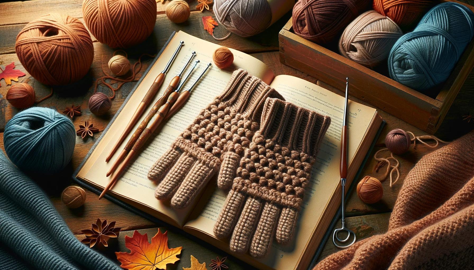Unleash Your Inner Crochet Pro: Learn to Crochet Fingerless Gloves like a Boss - Mochila