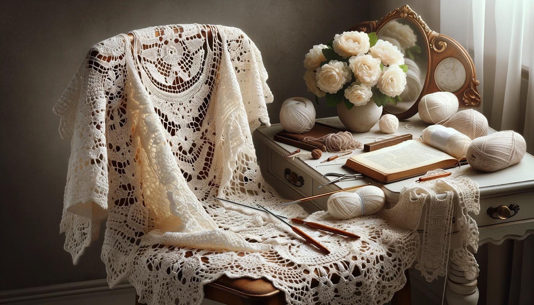 Effortlessly Elegant: Mastering the Craft of Crocheting Lace Shawls - Mochila
