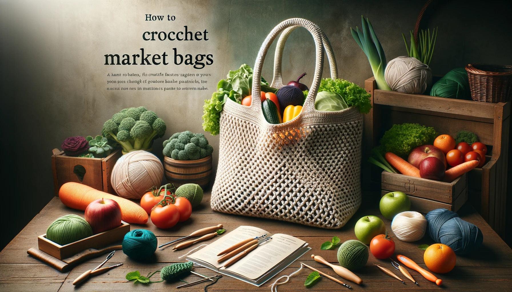 Empower Your Wardrobe: How to Crochet Stylish and Functional Market Bags - Mochila