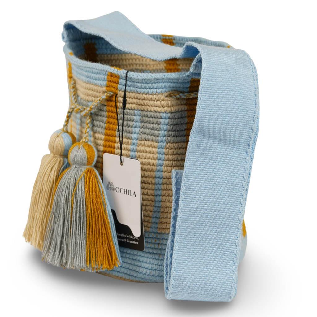 Medium Crossbody Bag Light Blue