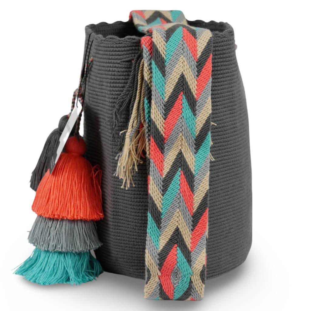 Large Crossbody Bag Grey