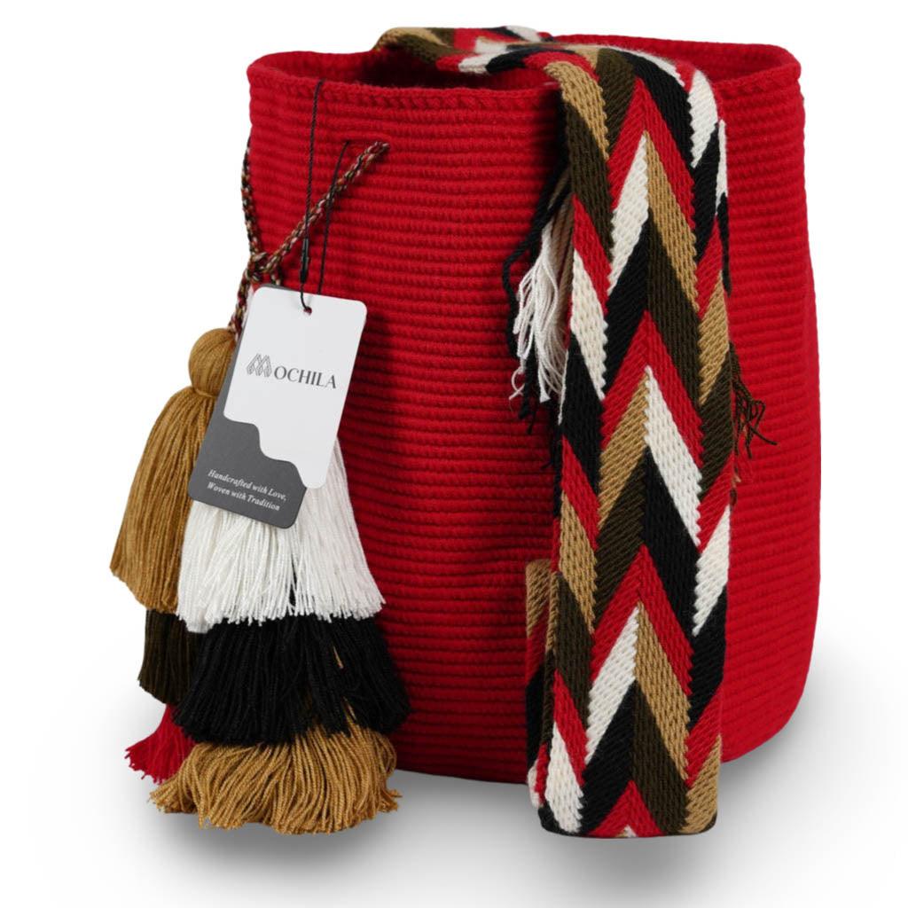 Large Crossbody Bag Red