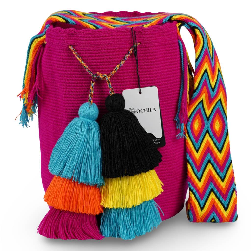 Large Crossbody Bag Fucsia