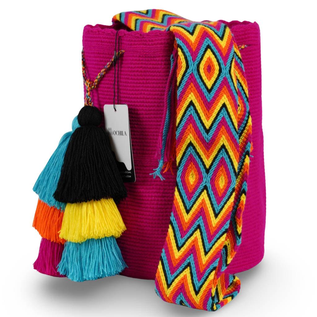 Large Crossbody Bag Fucsia