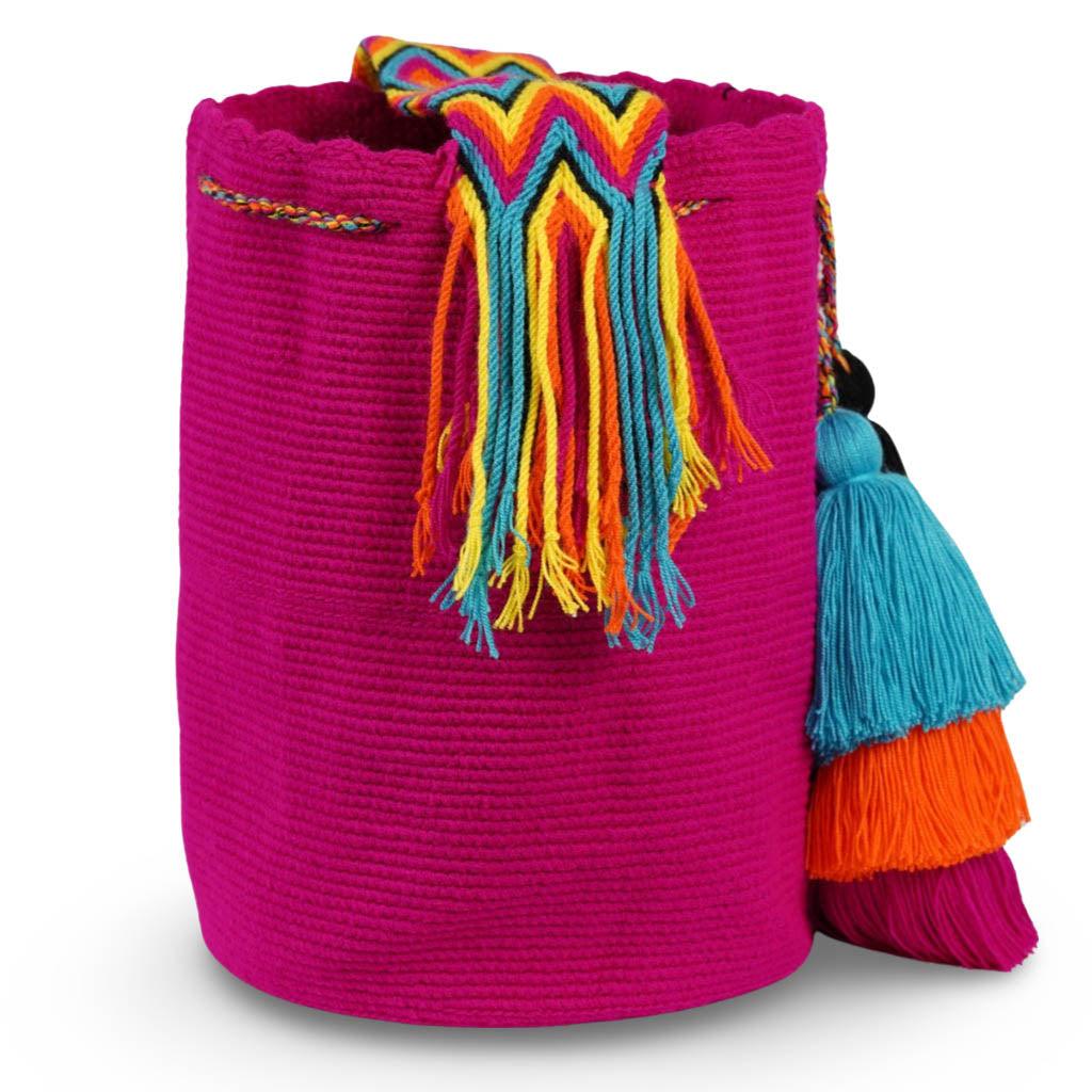 Large Crossbody Bag Fucsia