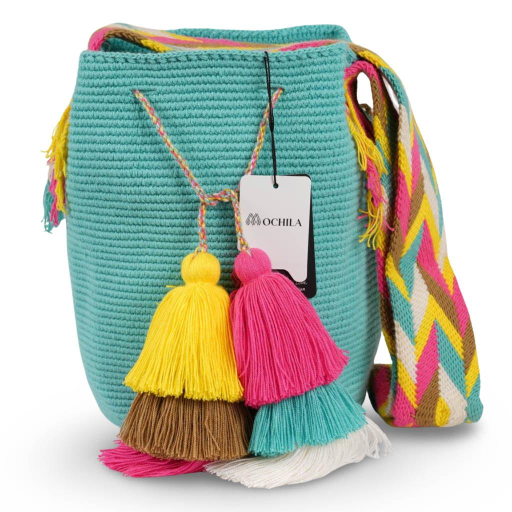 Large Crossbody Bag Aqua