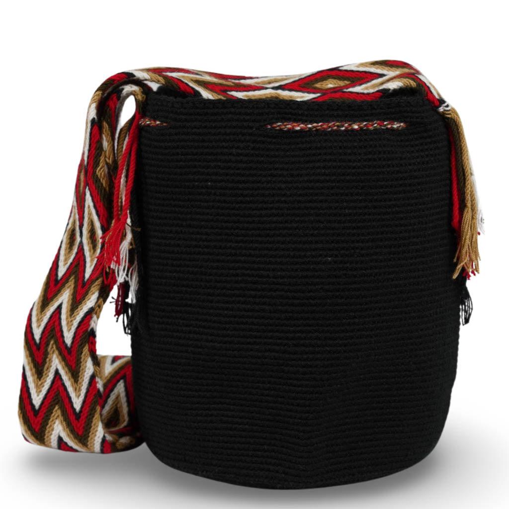 Large Crossbody Bag Black & Red