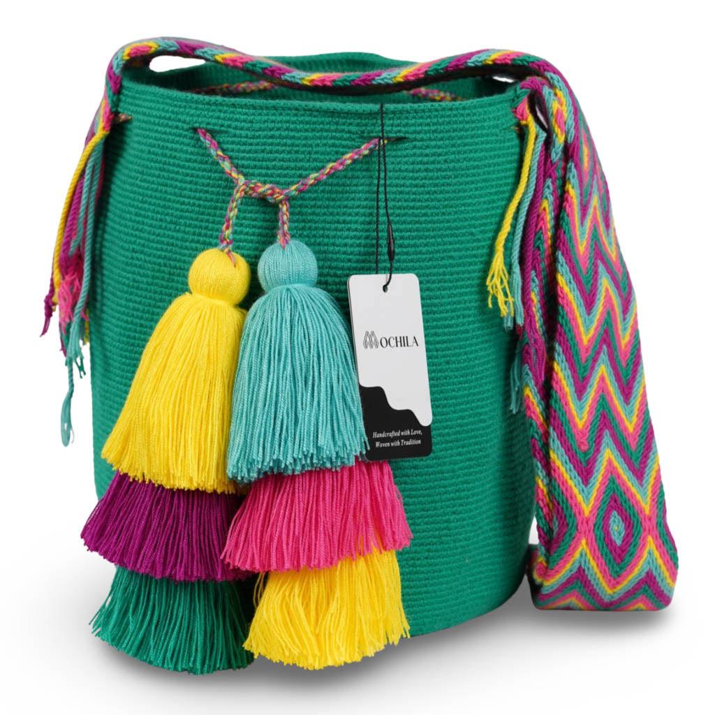 Large Crossbody Bag Bright Green