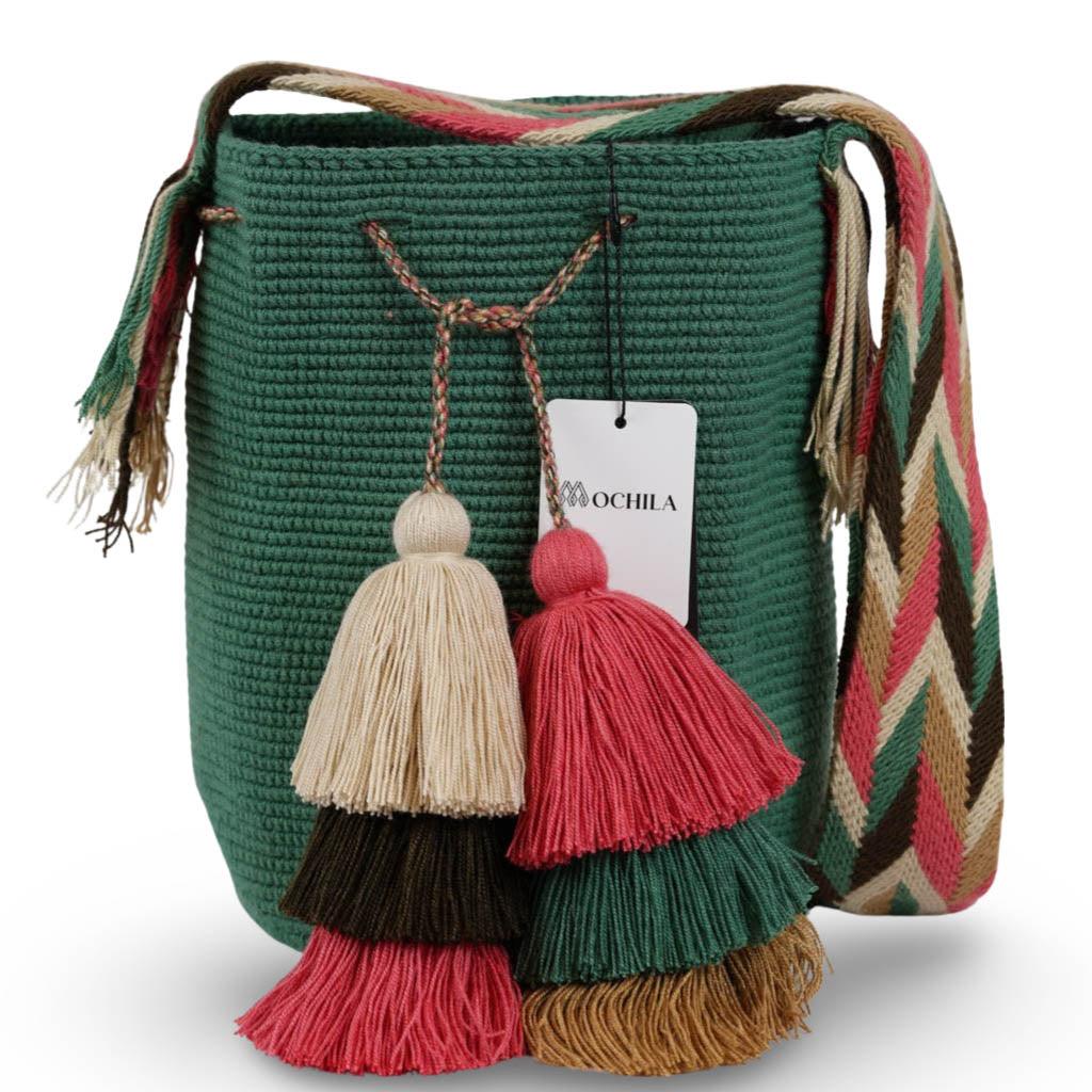 Large Crossbody Bag Dark Green