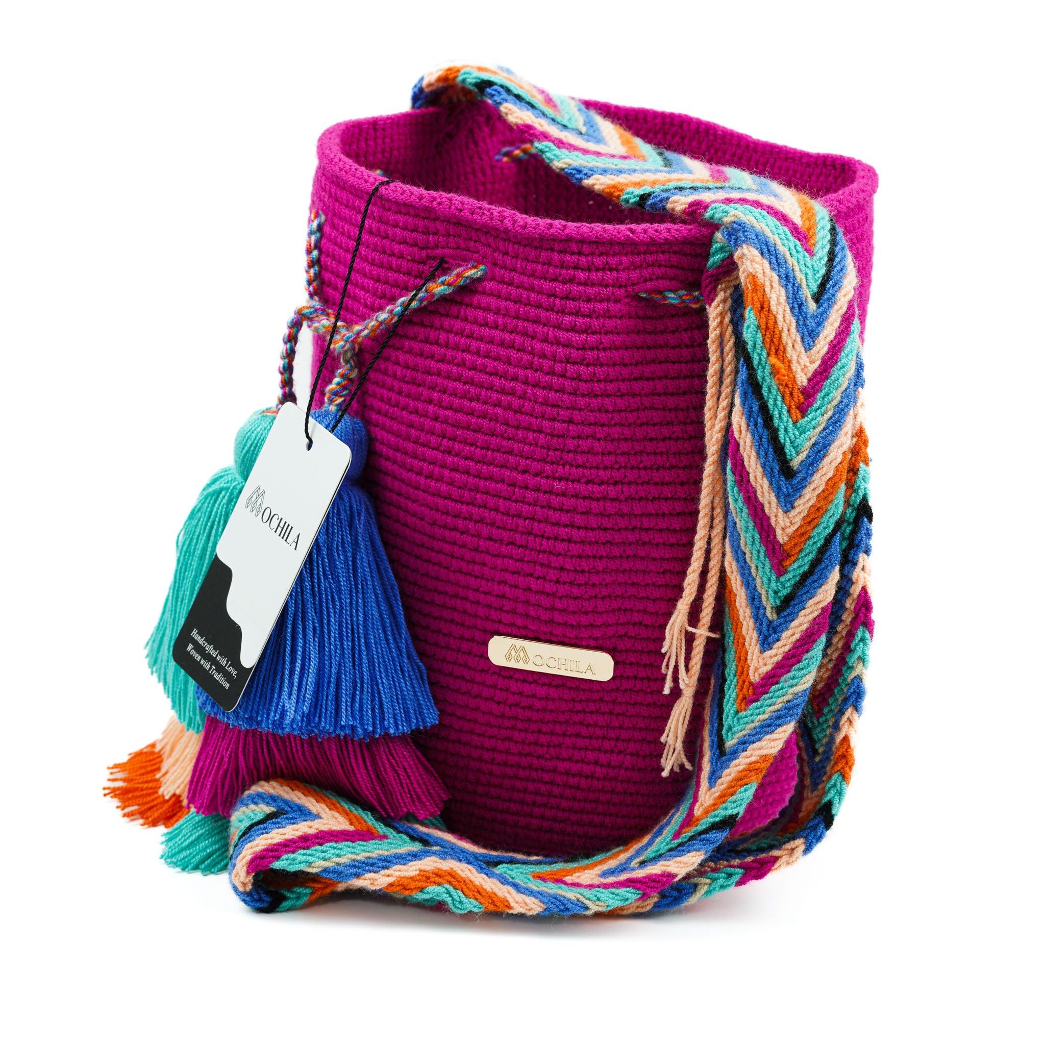 Medium Crossbody Bag Deep Pink - Mochila