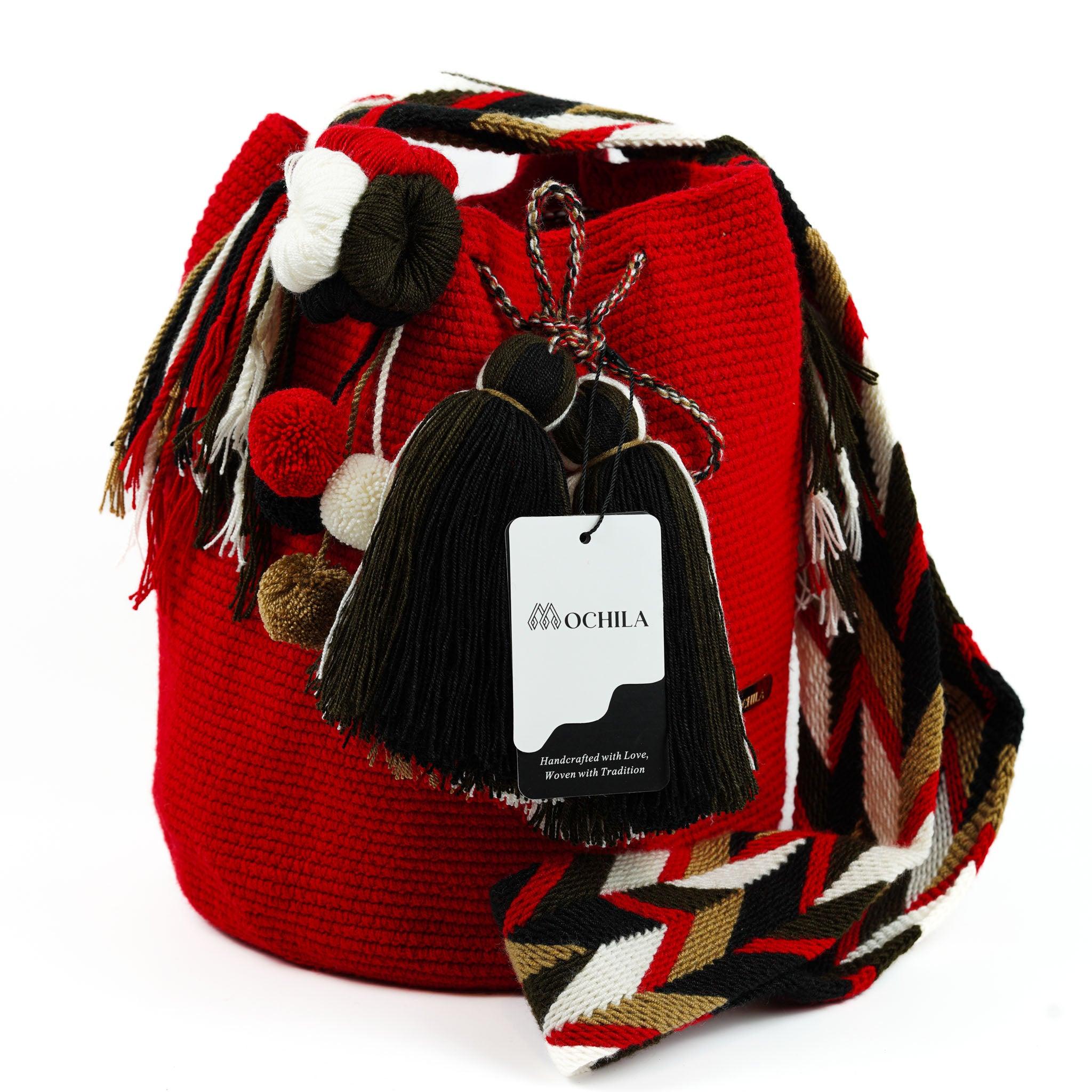 Large Crossbody Bag Red - Mochila