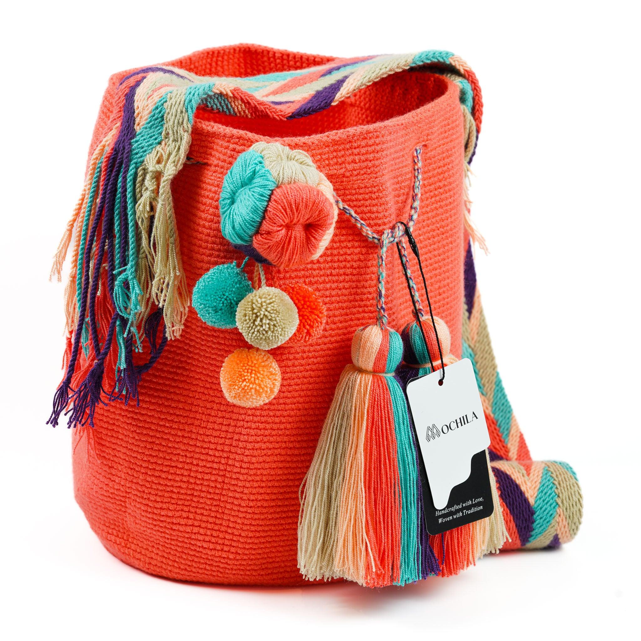 Large Crossbody Bag Light Orange - Mochila