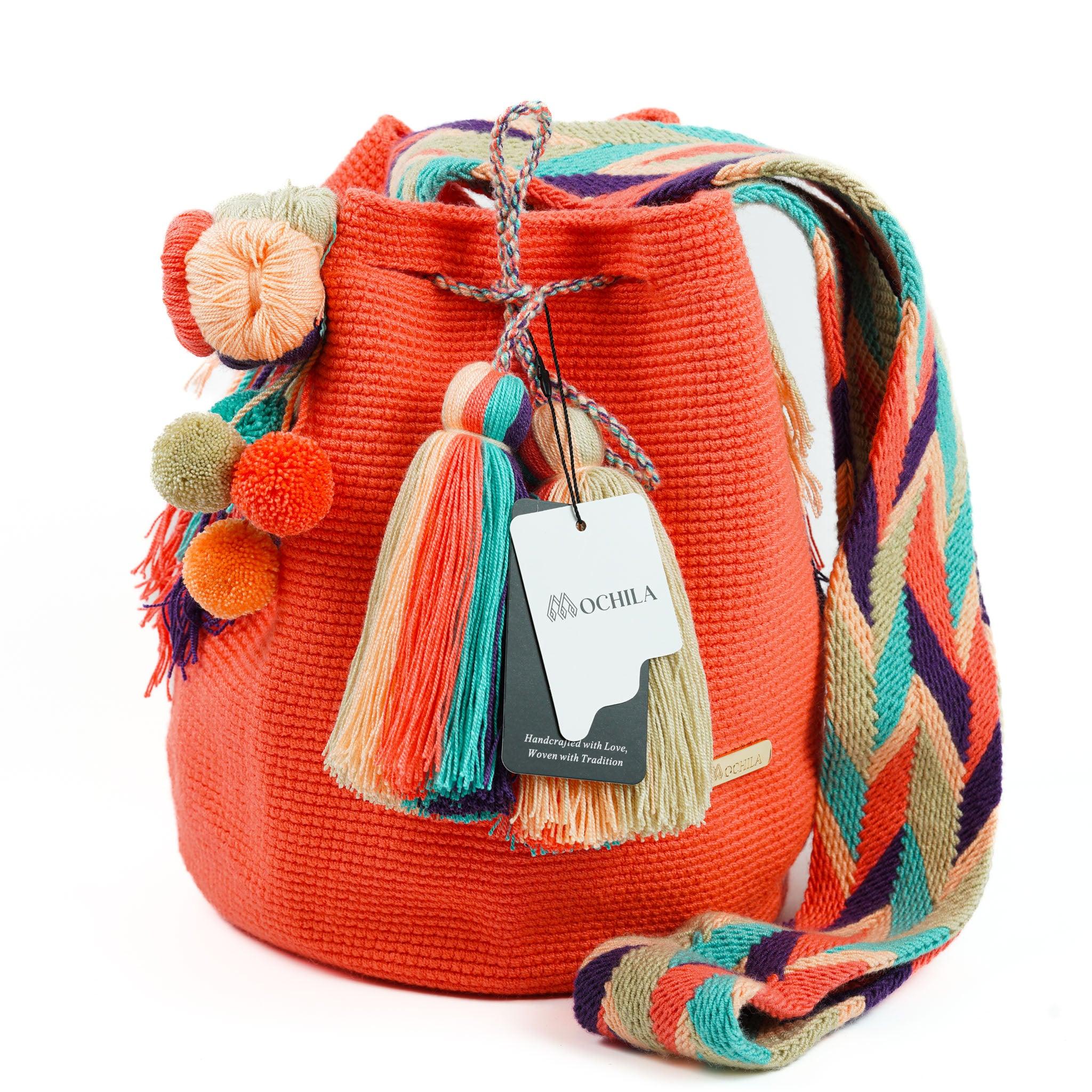 Large Crossbody Bag Light Orange - Mochila