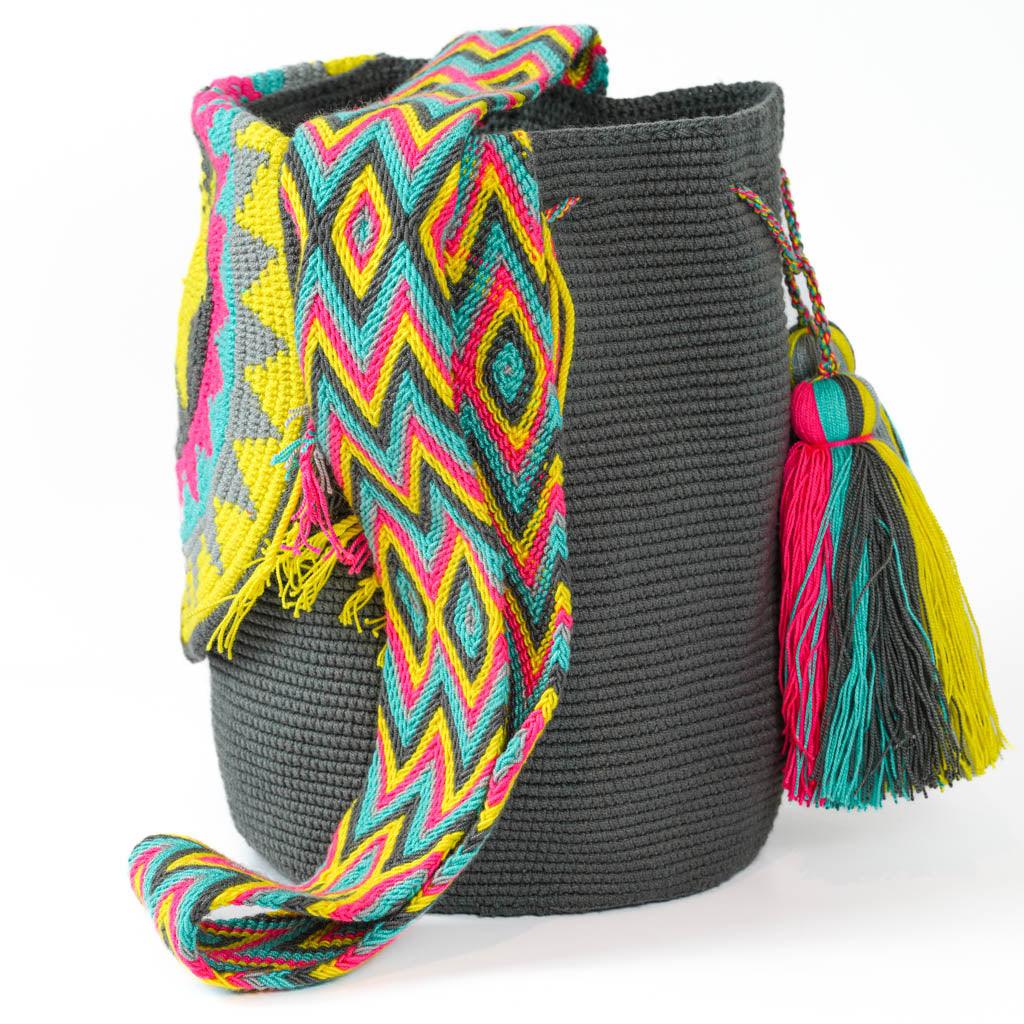 Large Crossbody Bag Grey