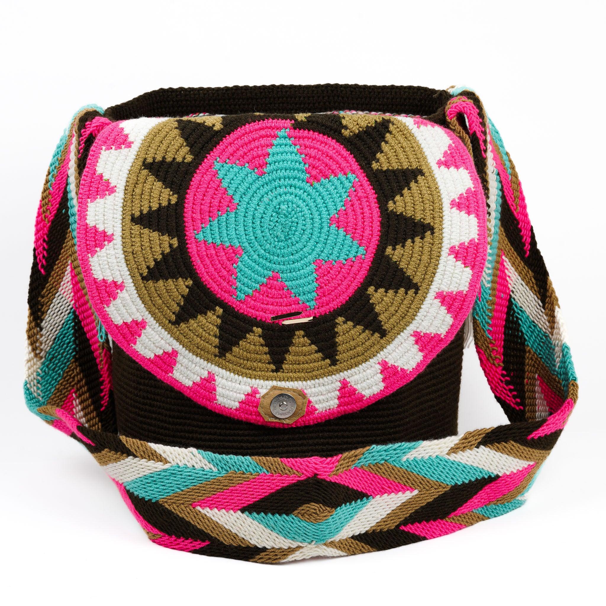 Large Crossbody Bag Dark Brown - Mochila