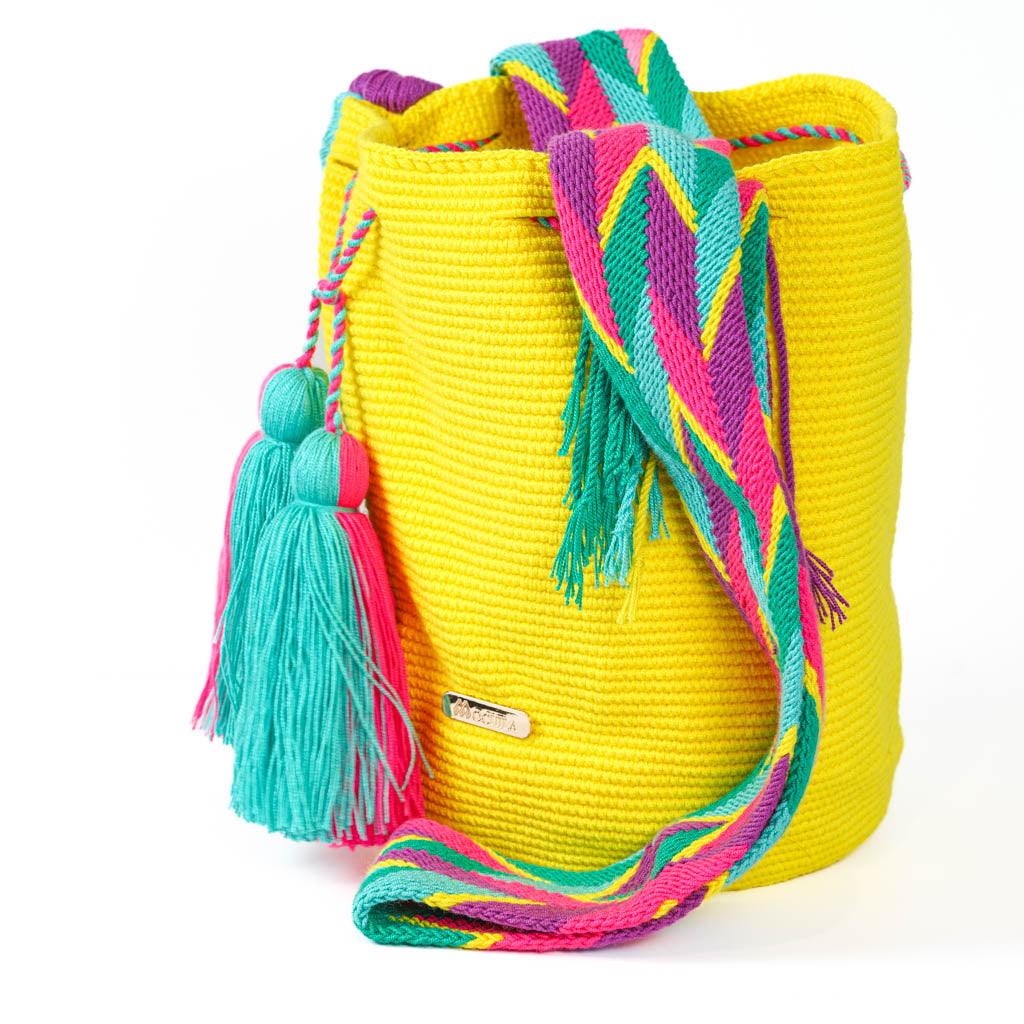 Large Crossbody Bag Lemon Yellow