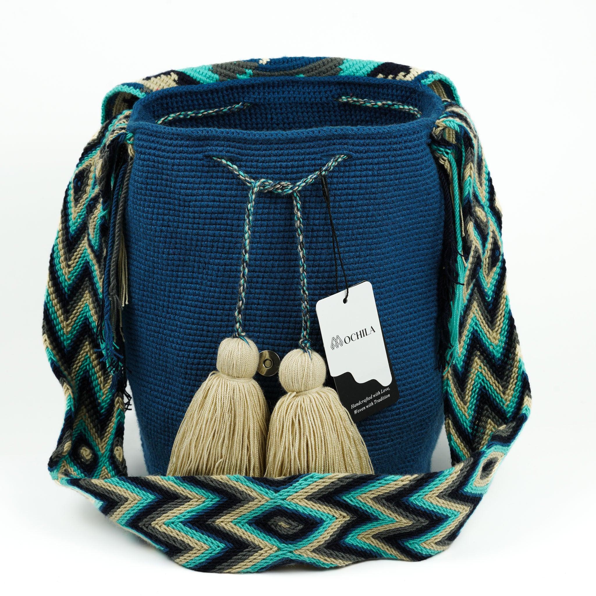 Large Crossbody Bag Deep Blue - Mochila