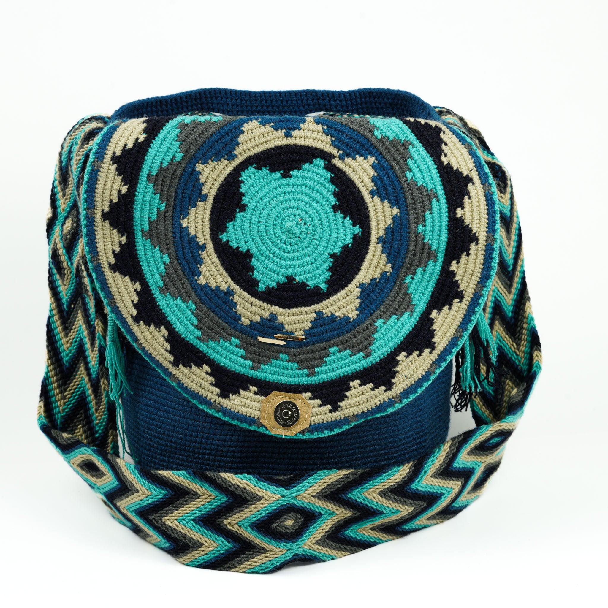Large Crossbody Bag Deep Blue - Mochila
