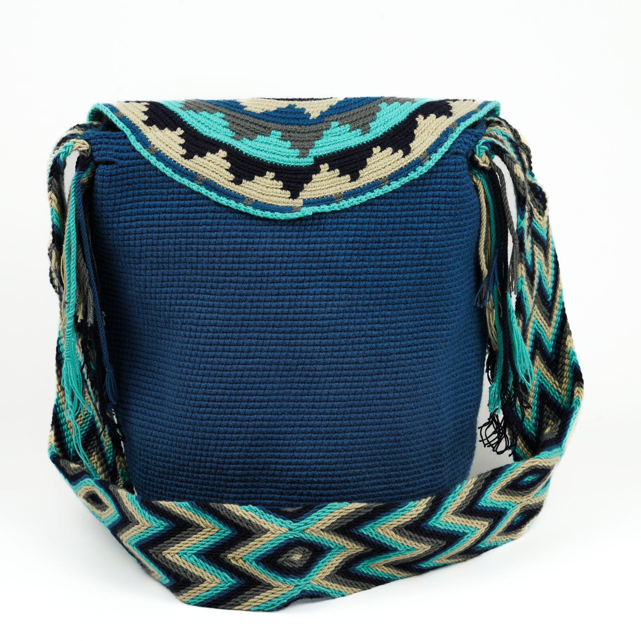 Large Crossbody Bag Deep Blue - Mochila
