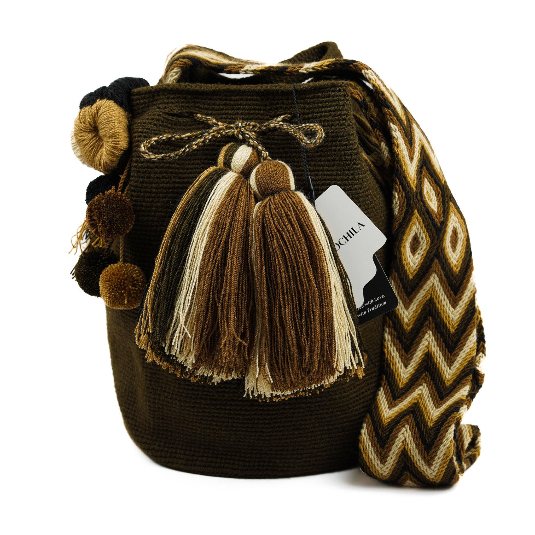 Large Crossbody Bag Brown - Mochila