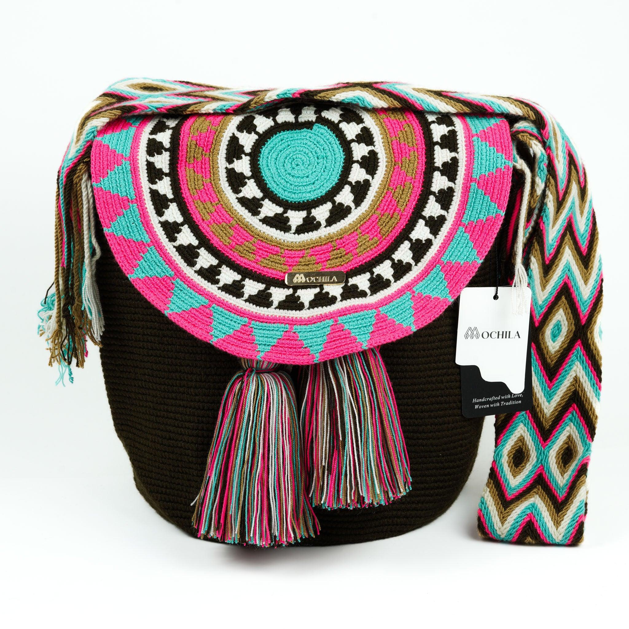 Large Crossbody Bag Dark Brown - Mochila