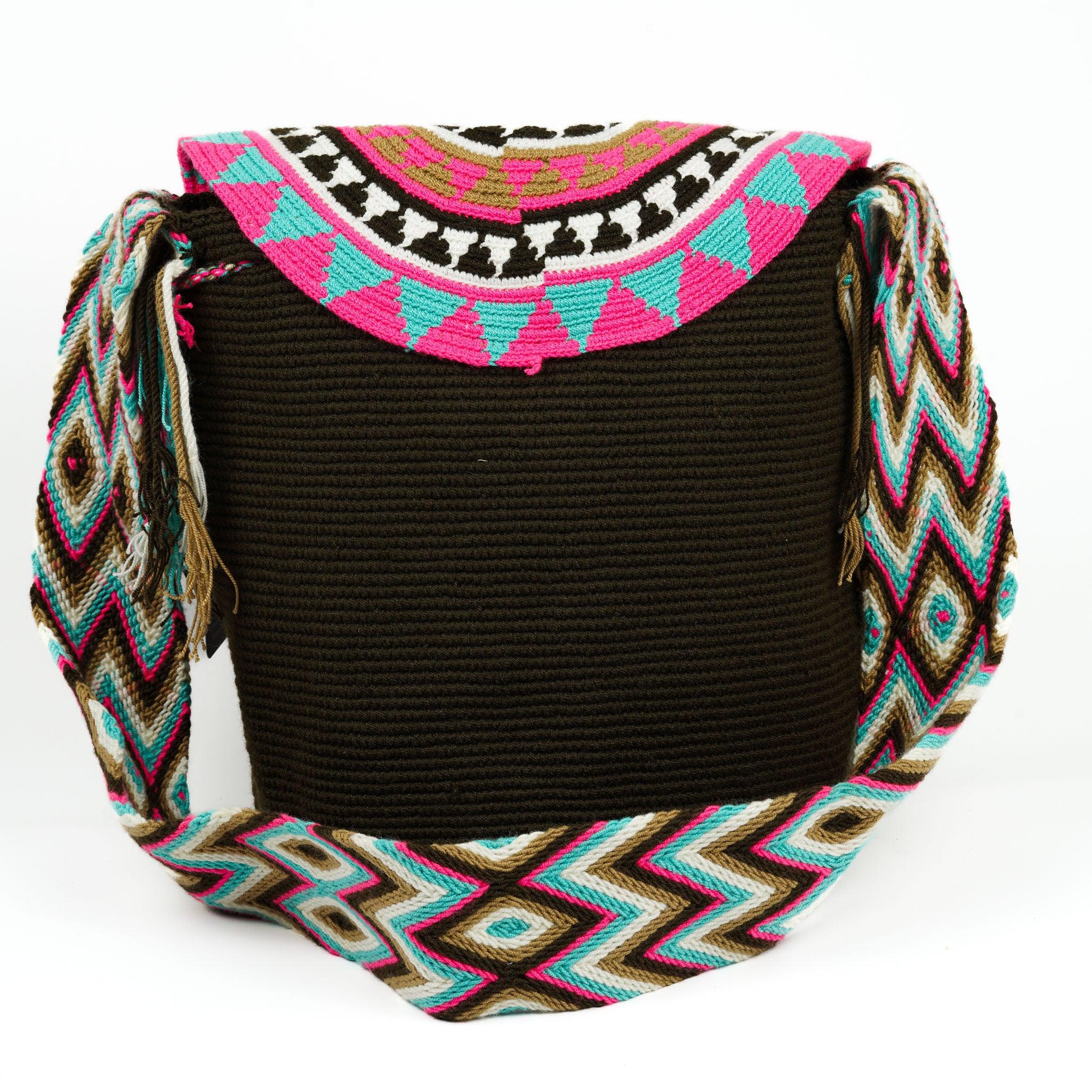 Large Crossbody Bag Dark Brown - Mochila