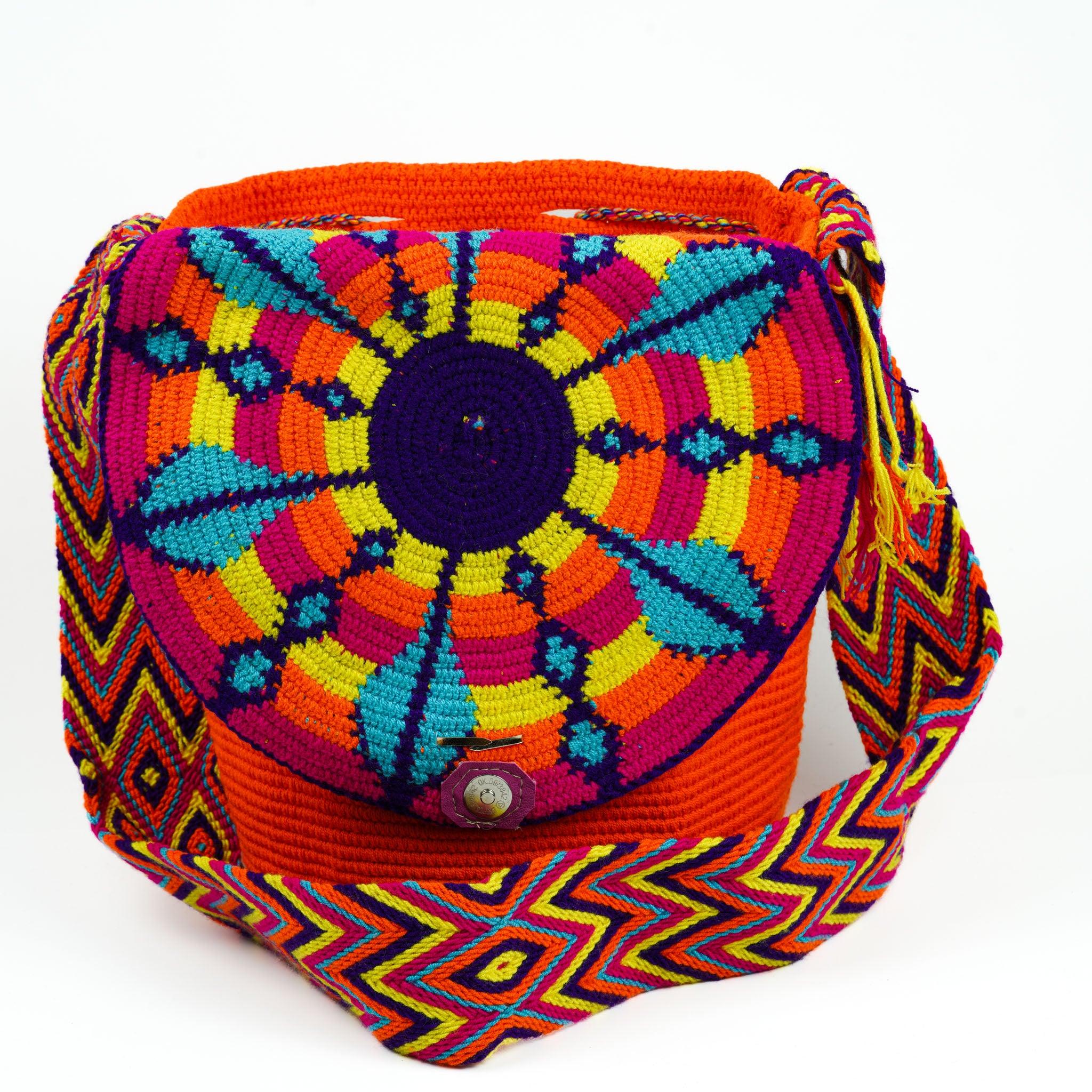 Large Crossbody Bag Orange Lust - Mochila