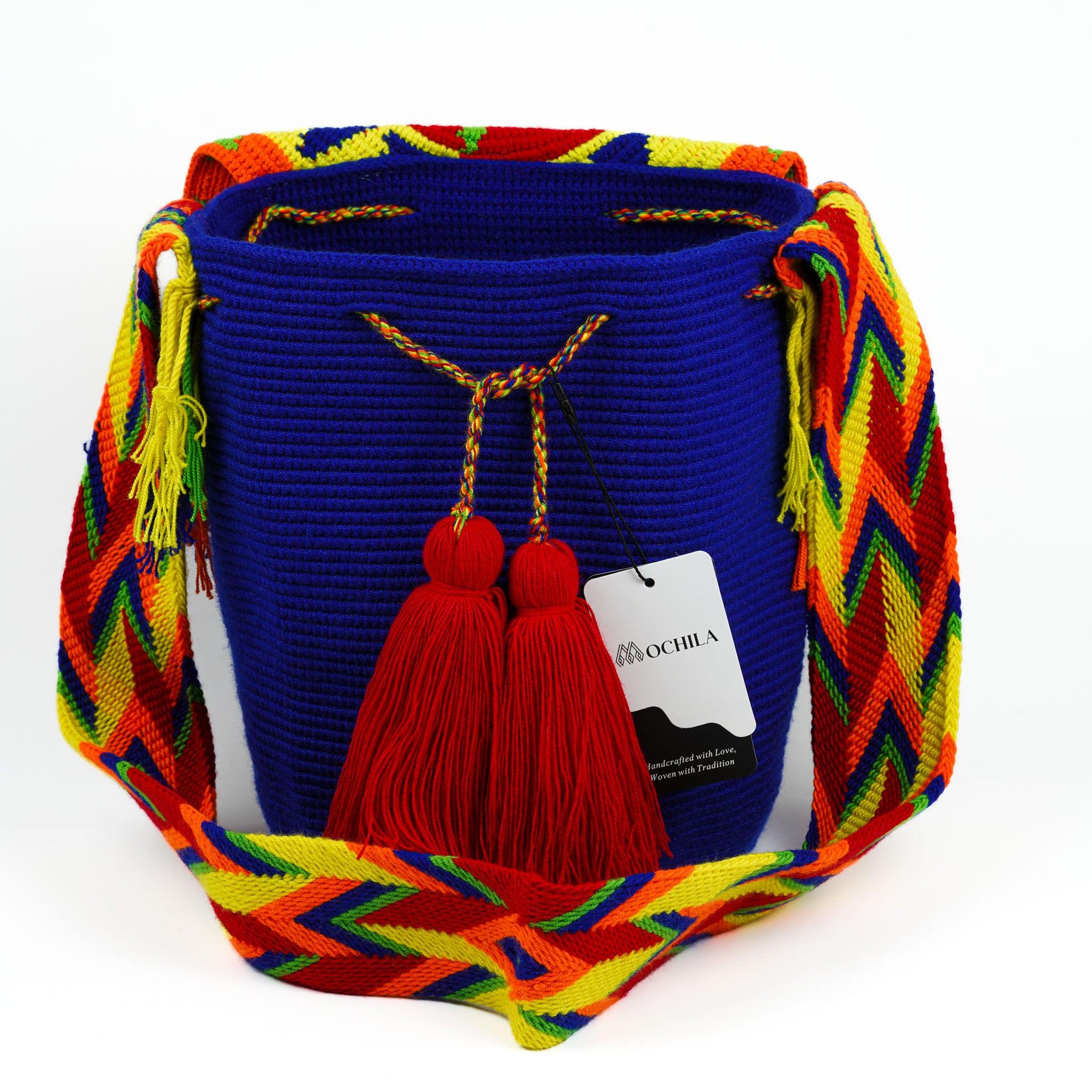 Large Crossbody Bag Dark Blue - Mochila
