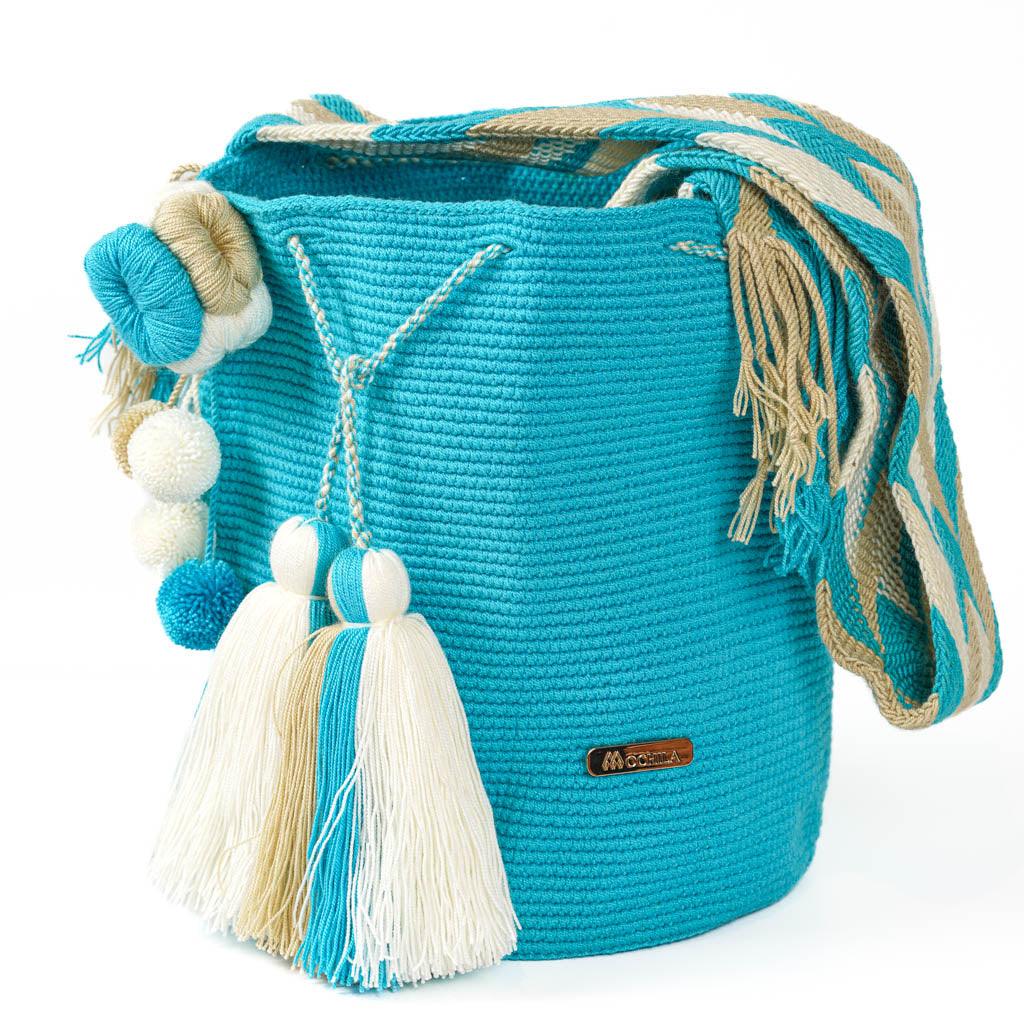 Large Crossbody Bag Sea Blue