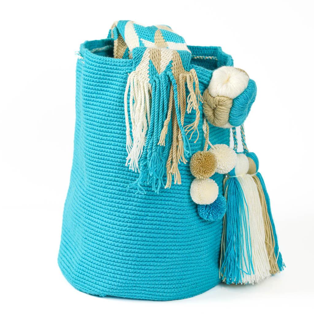 Large Crossbody Bag Sea Blue