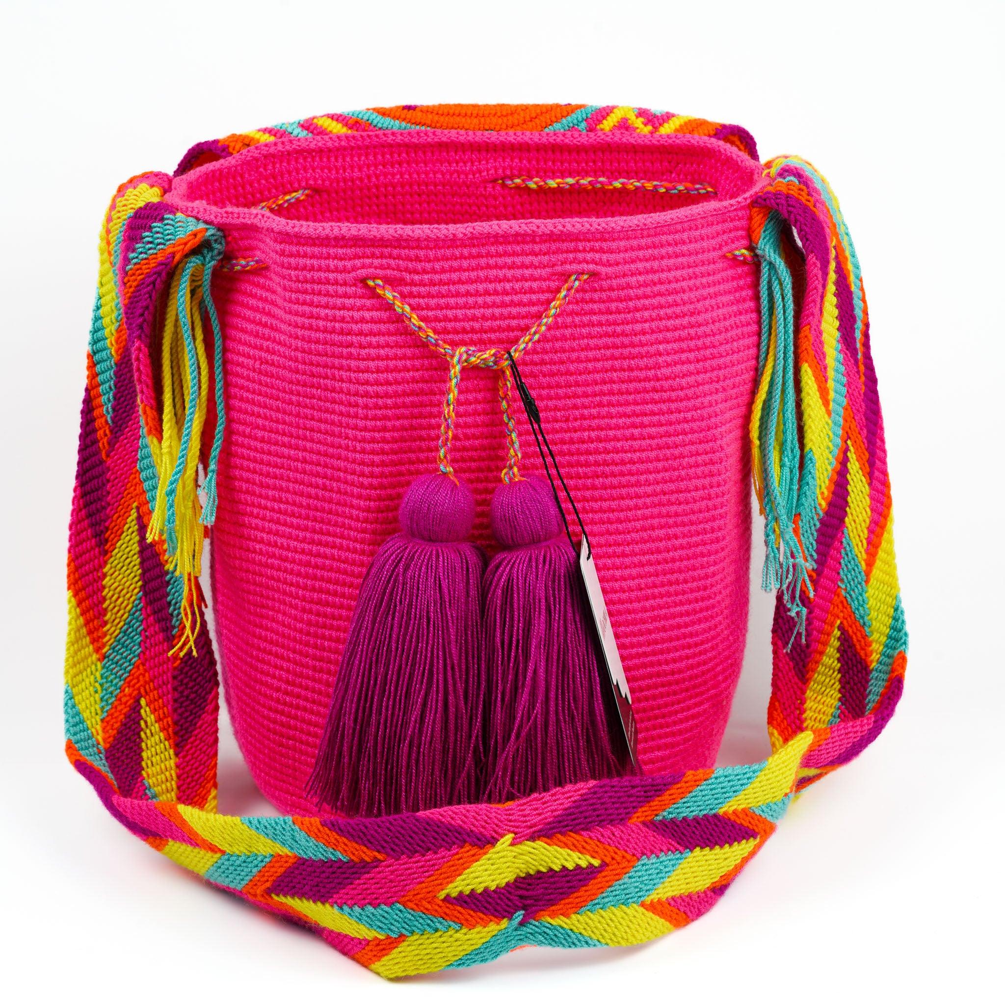 Large Crossbody Bag Fuscia - Mochila