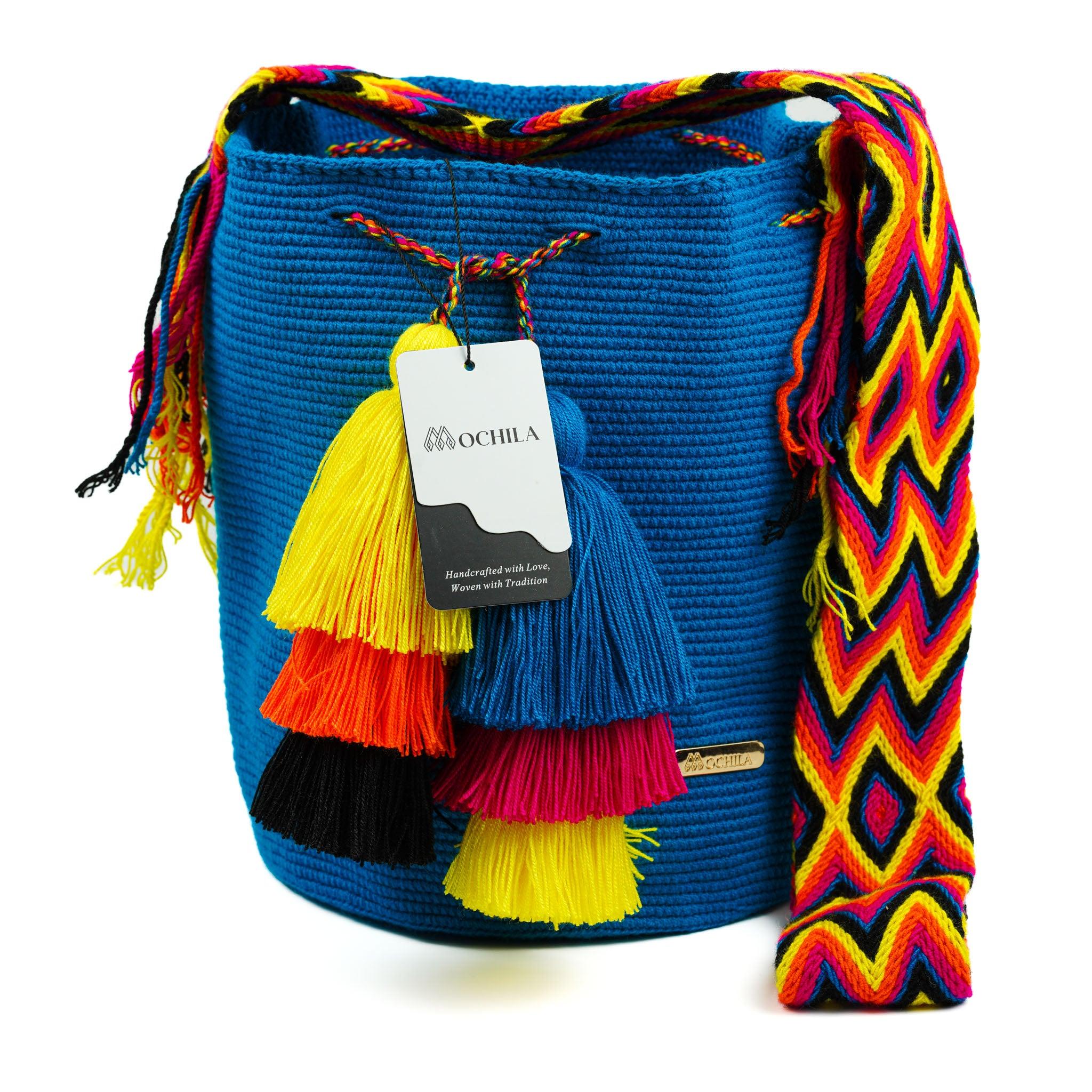 Large Crossbody Bag Sea Blue - Mochila