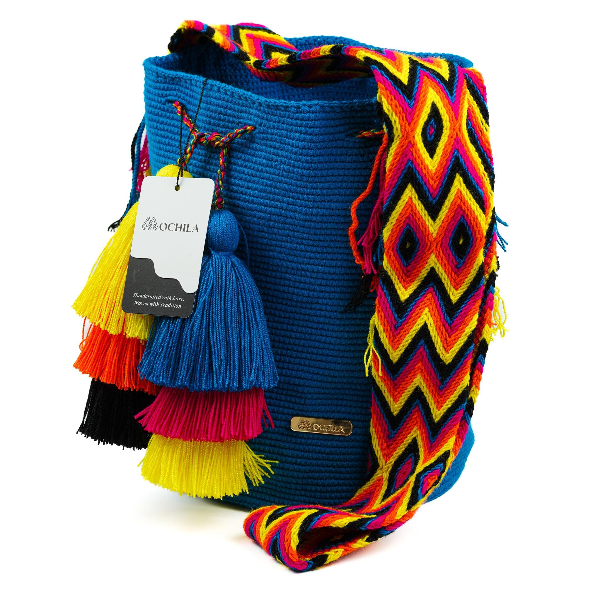 Large Crossbody Bag Sea Blue - Mochila