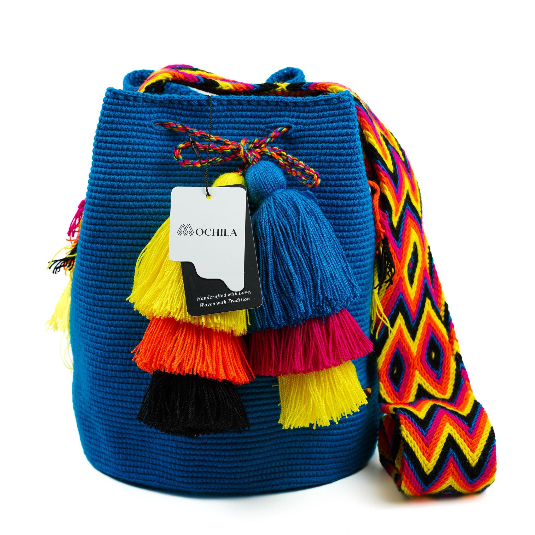 Large Crossbody Bag Sea Blue - Mochila