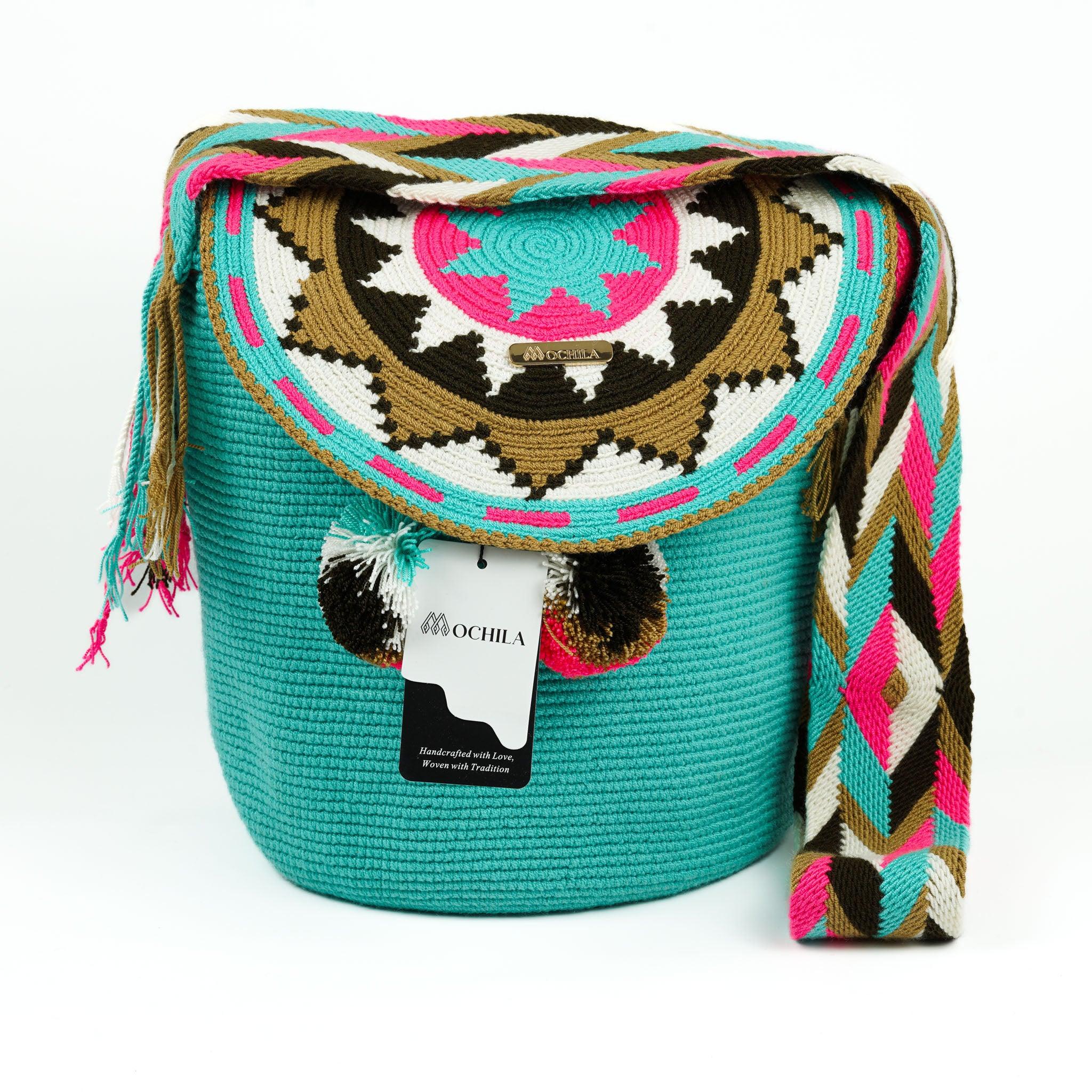 Large Crossbody Bag Baby Blue - Mochila