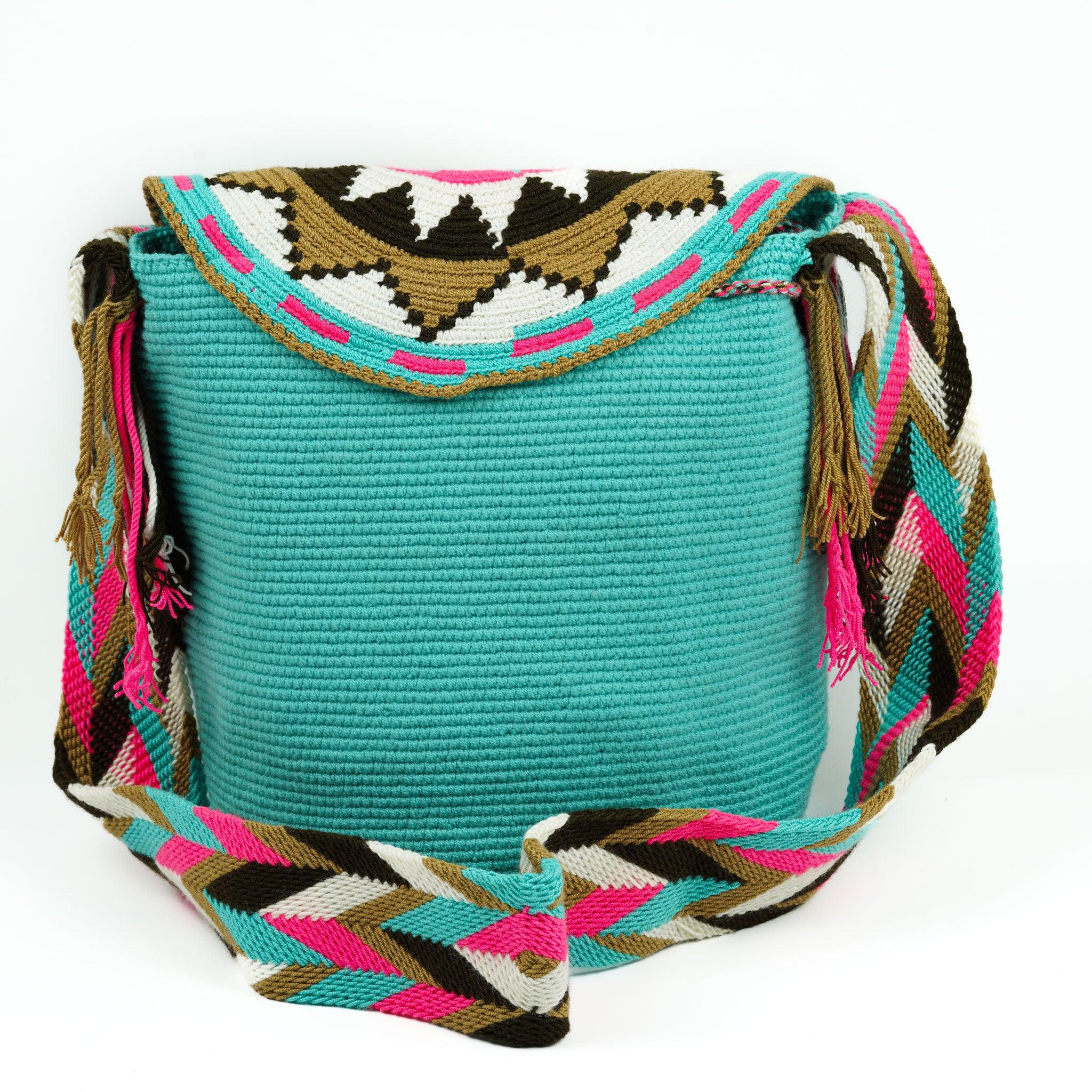 Large Crossbody Bag Baby Blue - Mochila