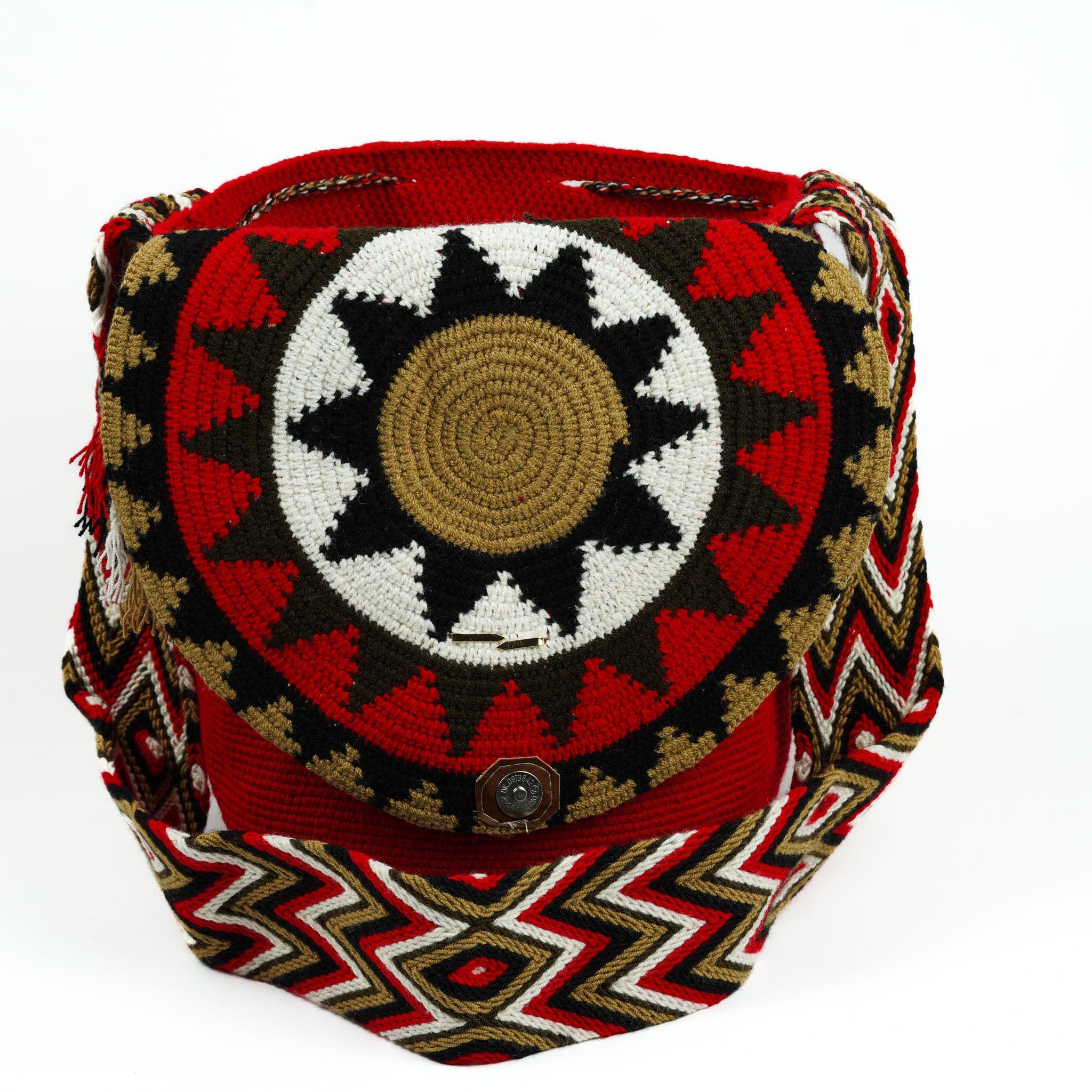 Large Crossbody Bag Deep Red - Mochila
