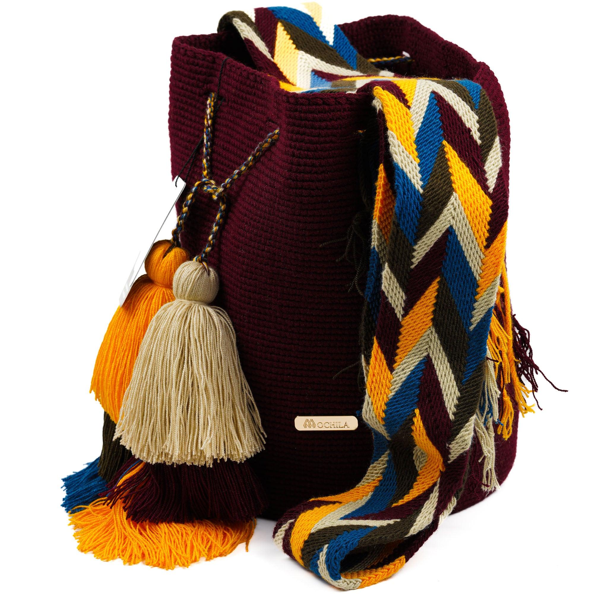 Large Crossbody Bag Deep Red - Mochila