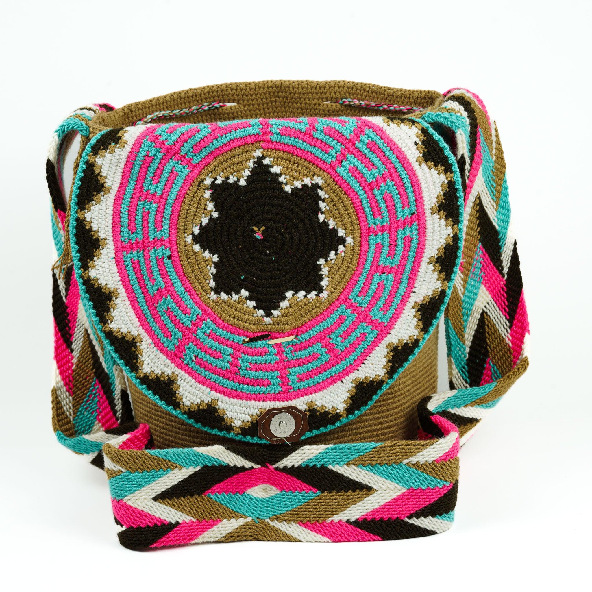 Large Crossbody Bag Light Brown - Mochila