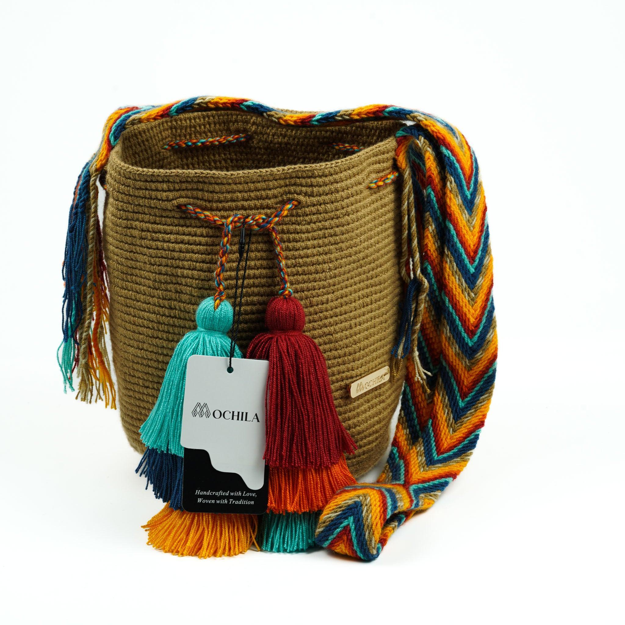 Medium Crossbody Bag Brown - Mochila