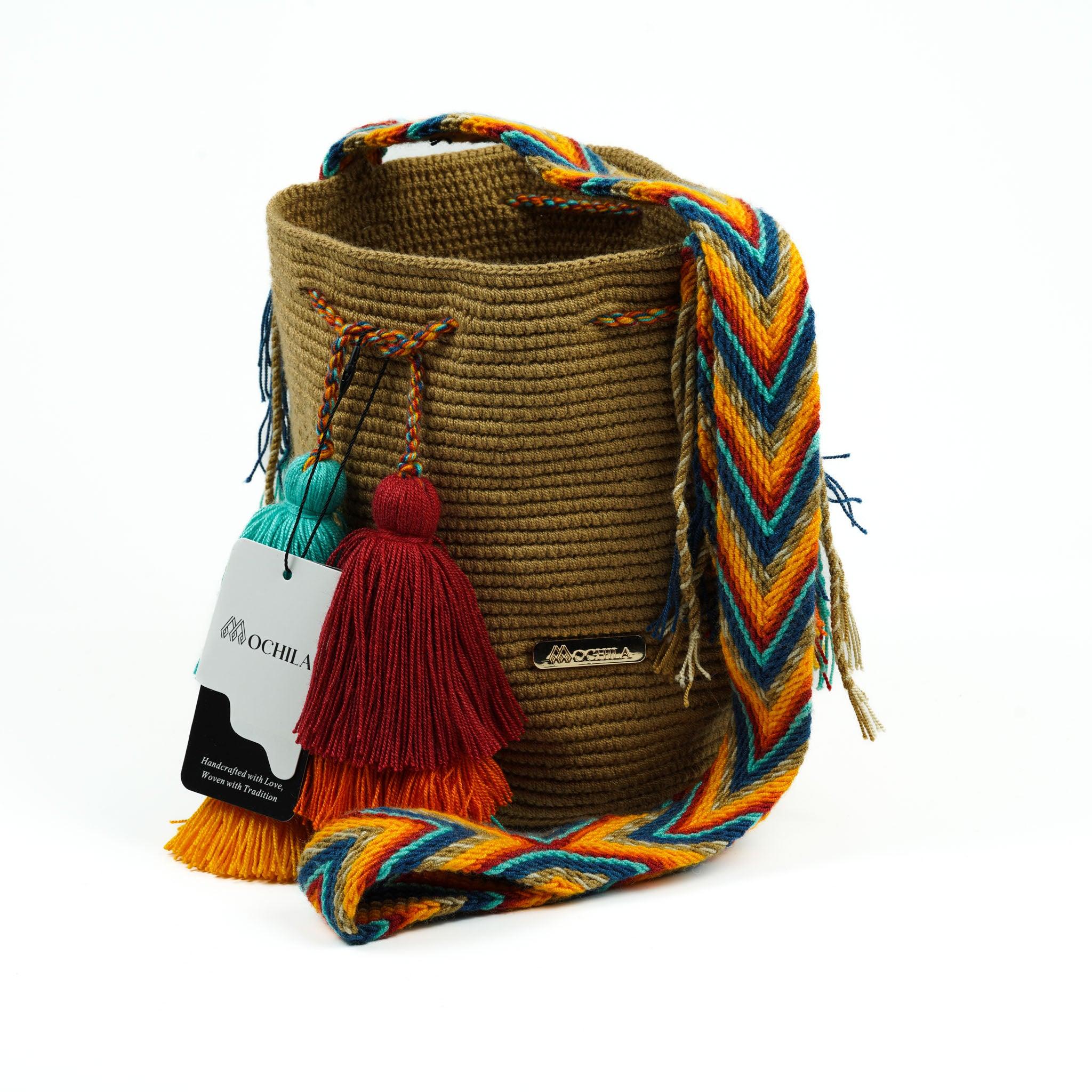 Medium Crossbody Bag Brown - Mochila
