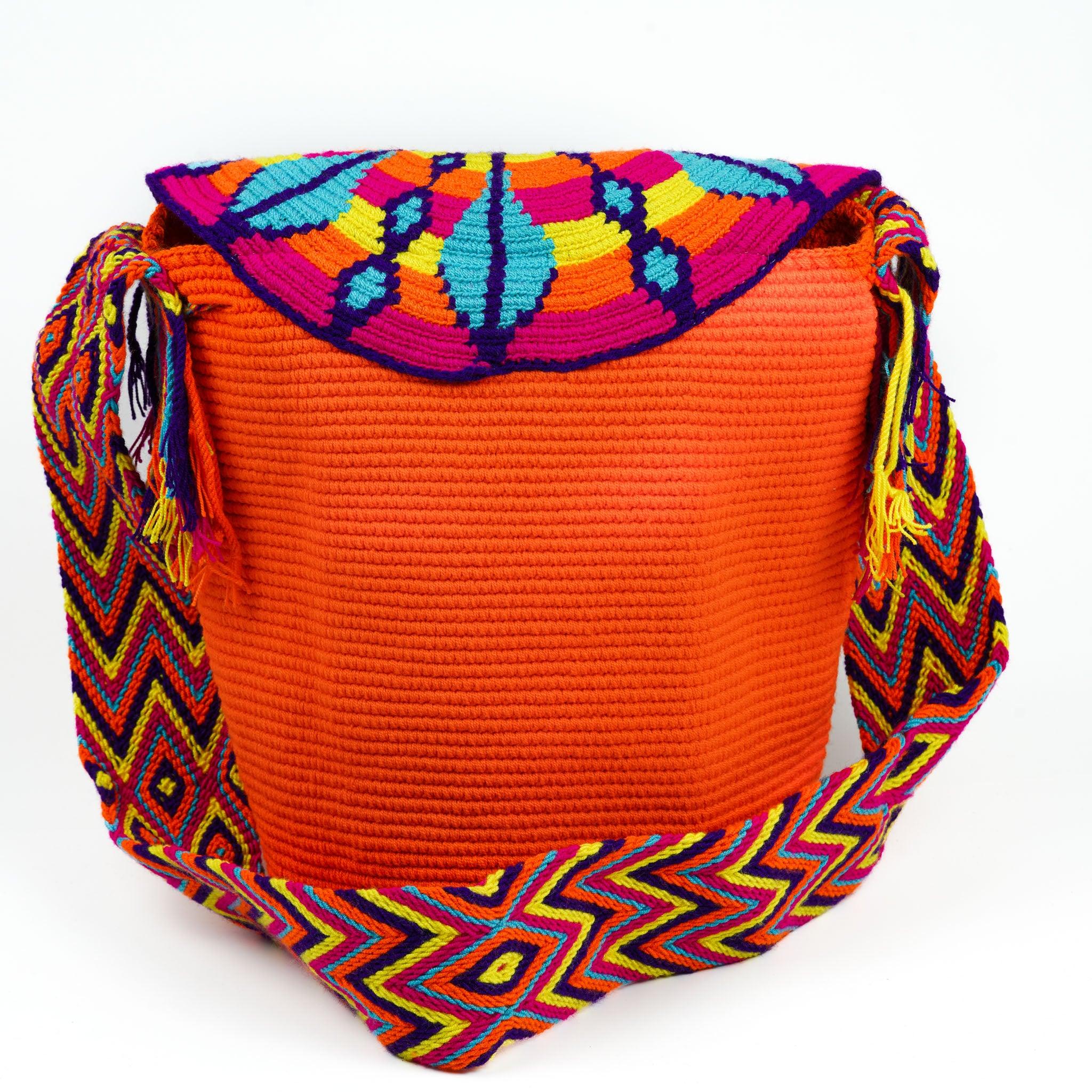 Large Crossbody Bag Orange Lust - Mochila