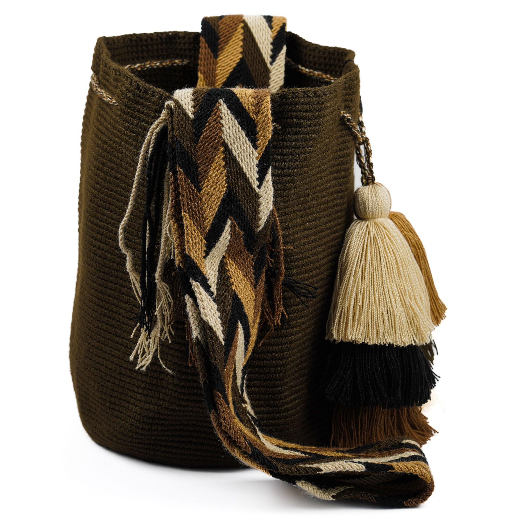 Large Crossbody Bag Brown - Mochila