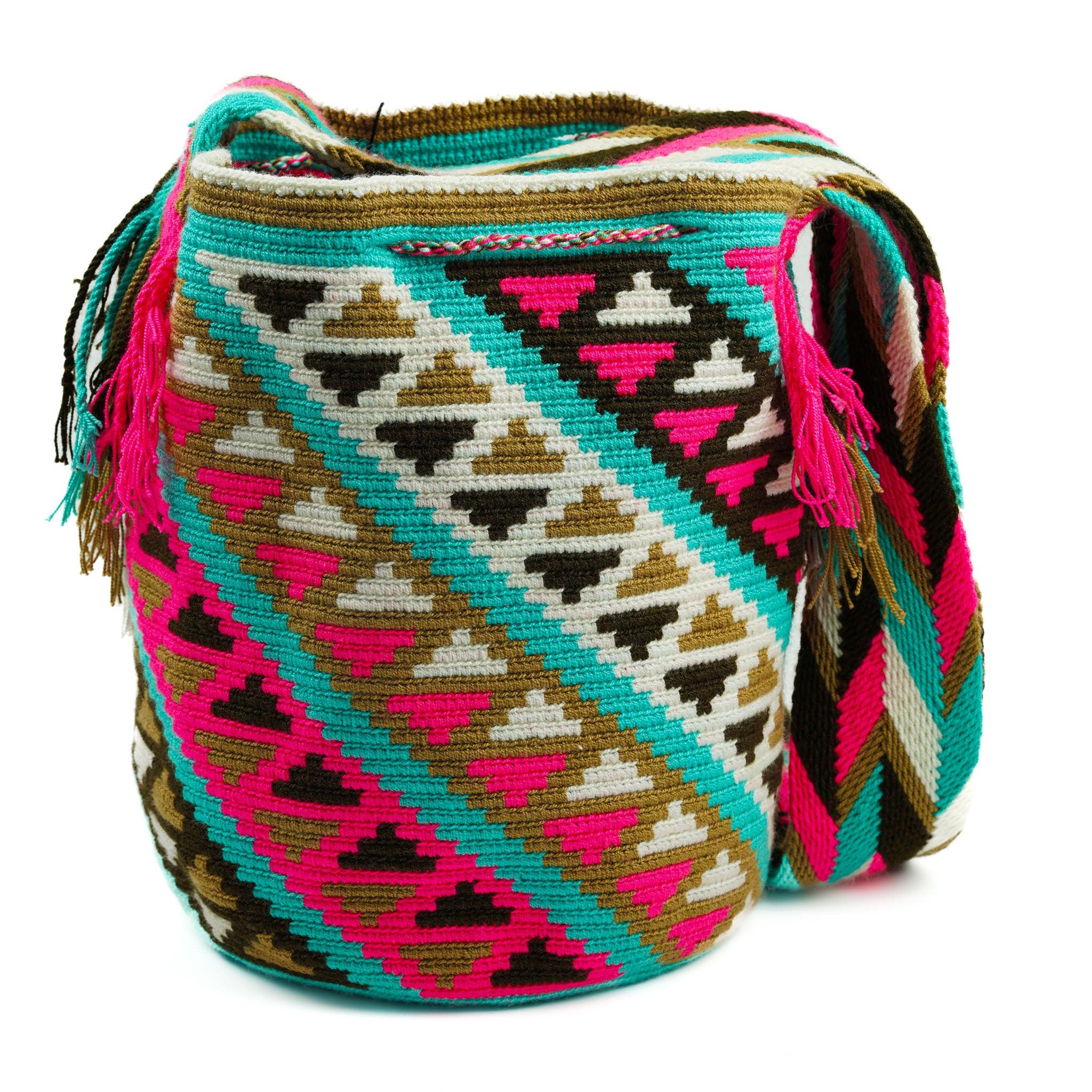 Large Crossbody Bag Crimson Elegance - Mochila