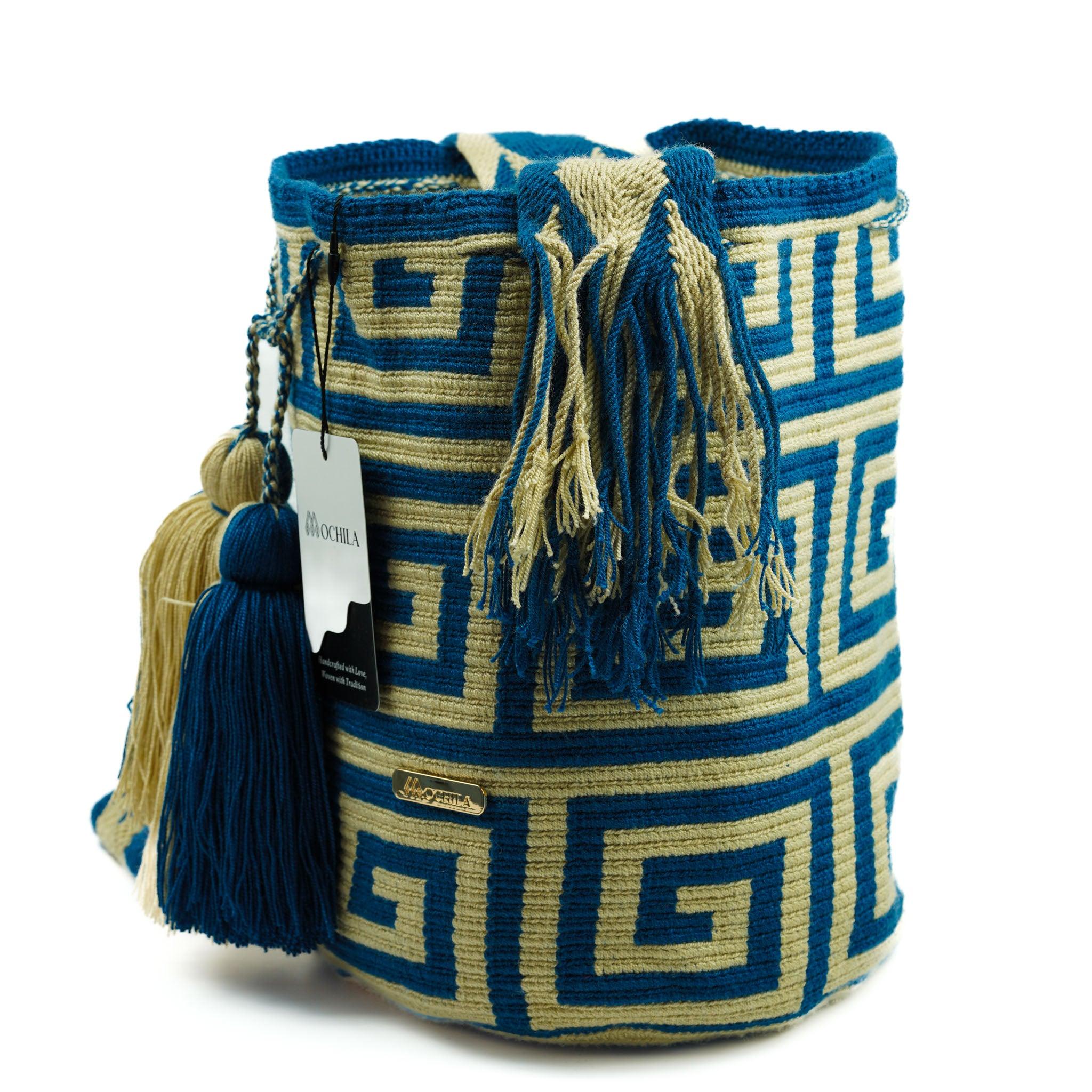 Large Crossbody Bag Blue Snail - Mochila