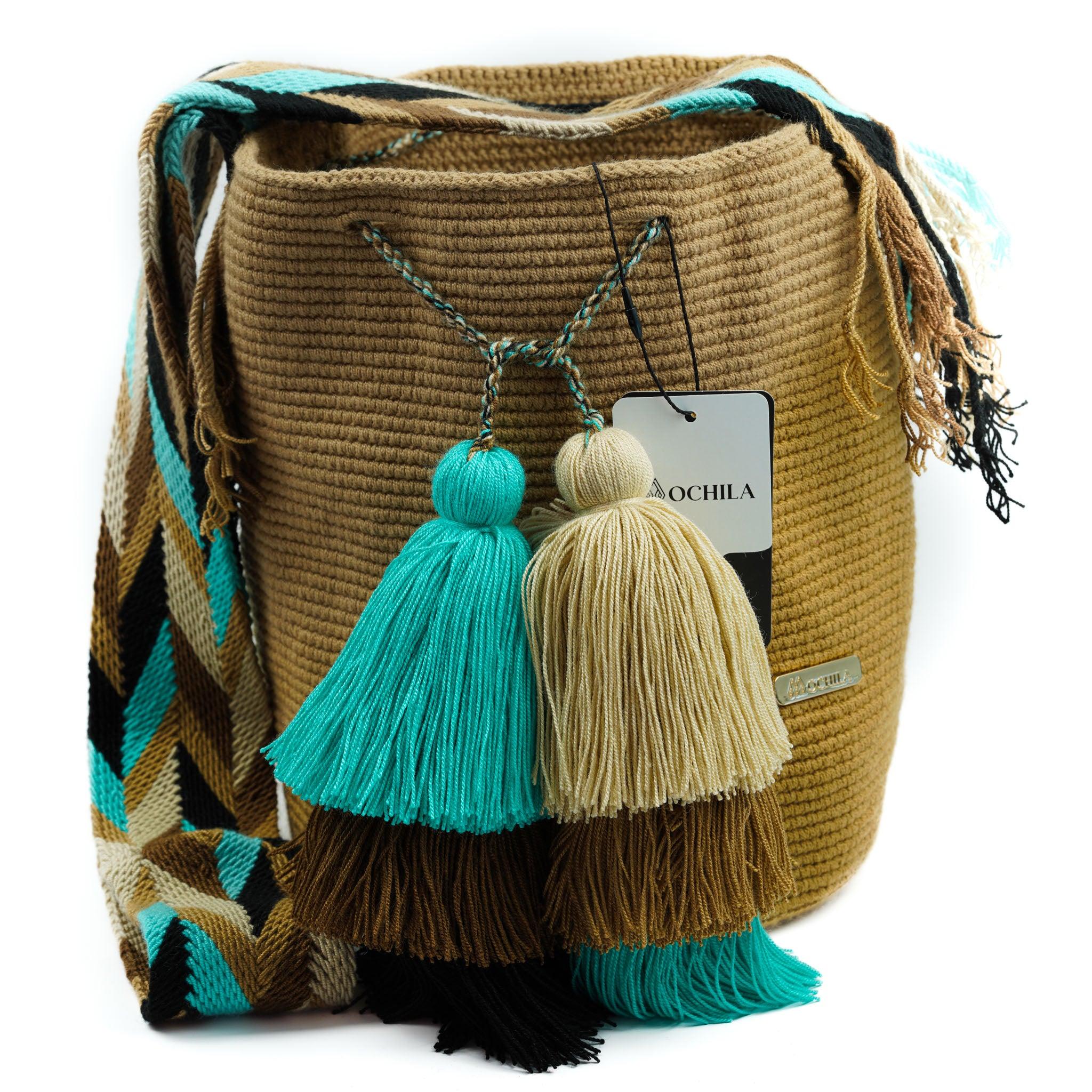 Large Crossbody Bag Light Green - Mochila