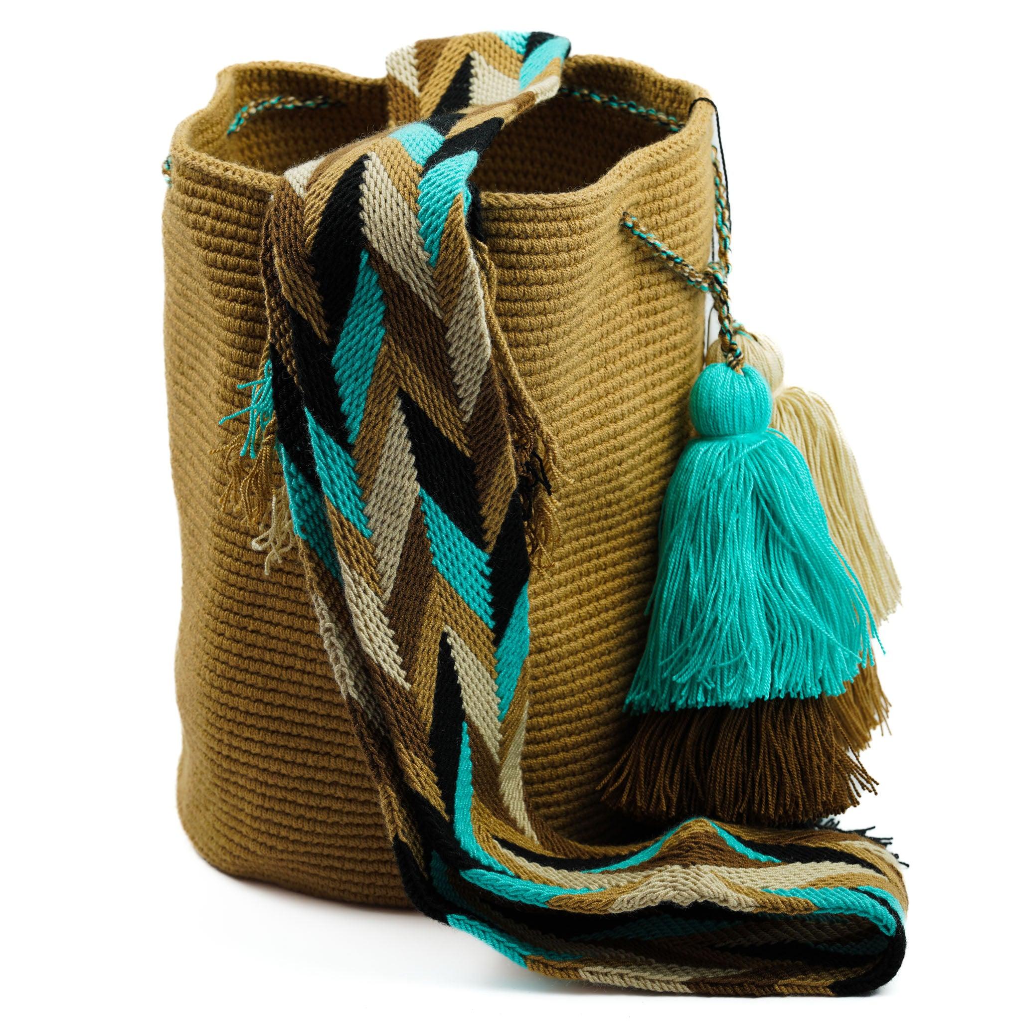 Large Crossbody Bag Light Green - Mochila