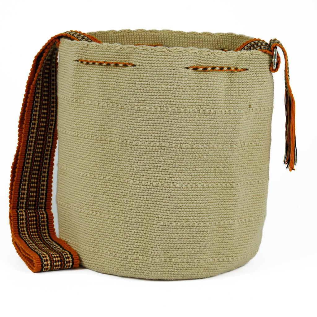 Large Crossbody Bag Strap Adjustable Beige